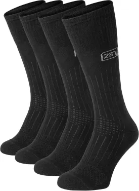 281Z Military Lightweight Boot Socks - Tactical Trekking Hiking - Outdoor Athletic Sport (Black)