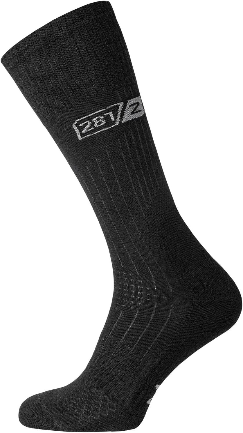 281Z Military Lightweight Boot Socks - Tactical Trekking Hiking - Outdoor Athletic Sport (Black)