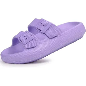 Adjustable Double Buckle Sandals