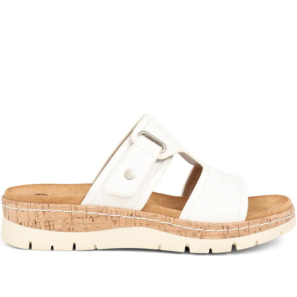 Adjustable Platform Sandals - BAIZH37013 / 323 460