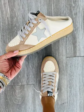 Beige Step Into The Spotlight Slip On Sneakers