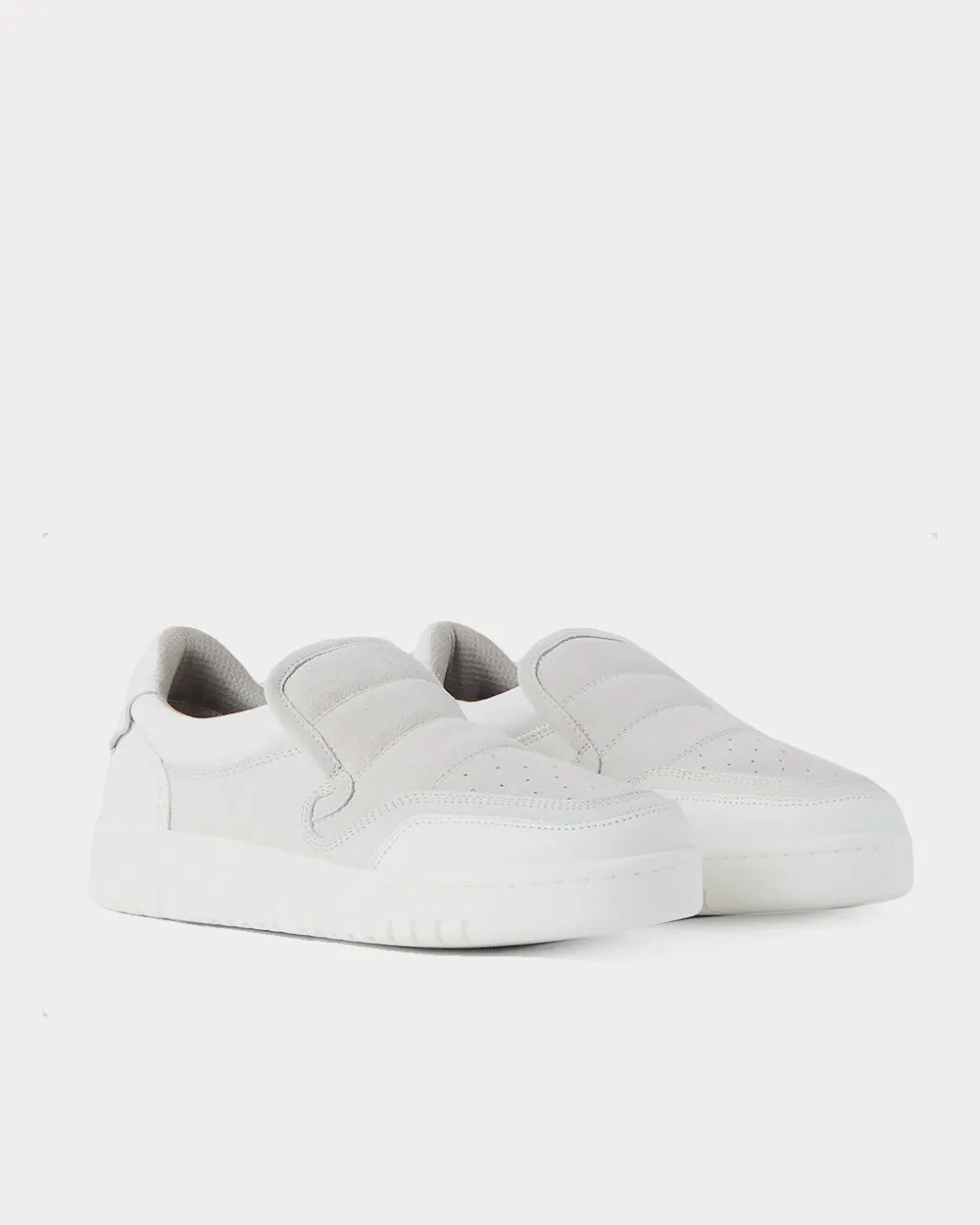 Buller White Slip On Sneakers