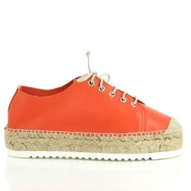 Calzanor M9551BPO Red Lace-Up Espadrilles