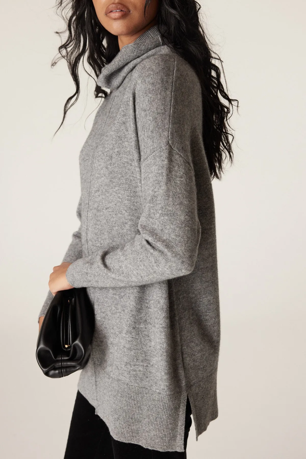 Cashwool Oversized Jumper - Grey