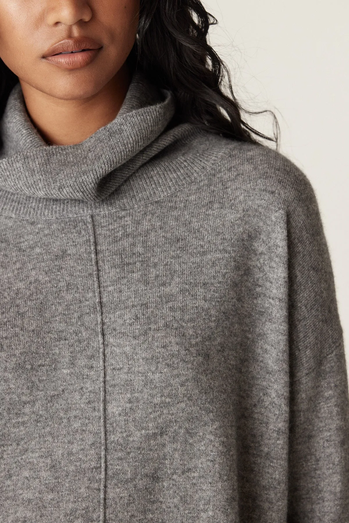 Cashwool Oversized Jumper - Grey