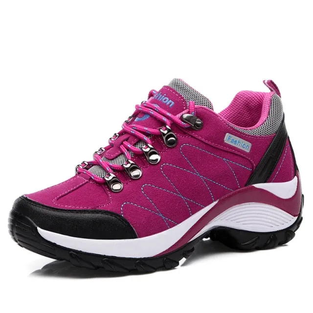 Casual Trekking Sneakers Ladies Non-slip Camping Climbing Walking Shoes