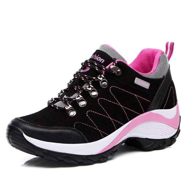 Casual Trekking Sneakers Ladies Non-slip Camping Climbing Walking Shoes