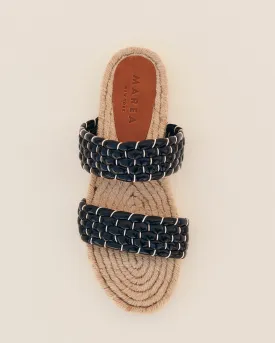DOBLE BANDA ESPADRILLE - BLACK