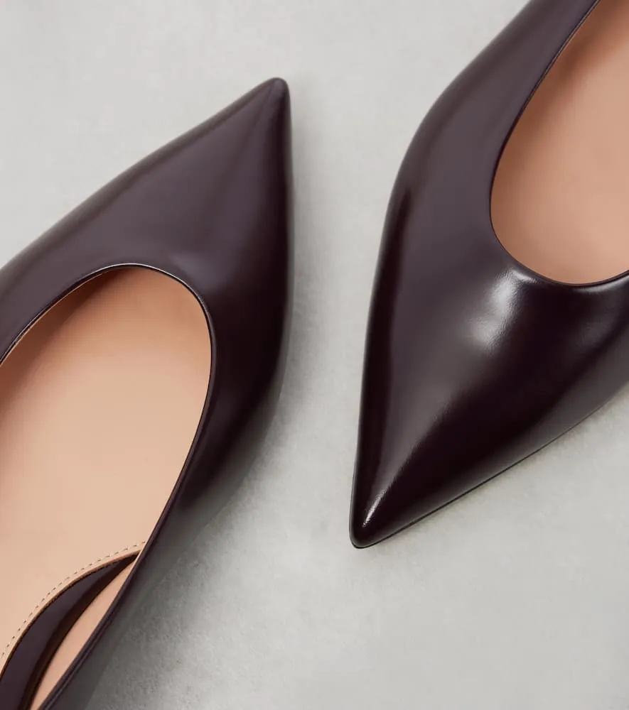 Gianvito Rossi Leather ballet flats