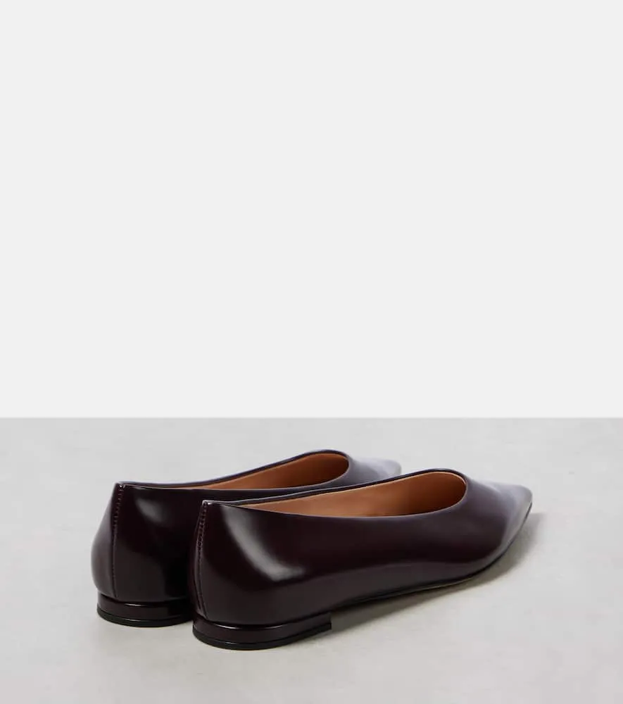 Gianvito Rossi Leather ballet flats