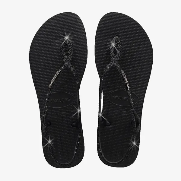 HAVAIANAS LUNA SPARKLE - BLACK
