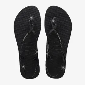 HAVAIANAS LUNA SPARKLE - BLACK
