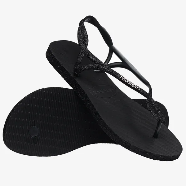 HAVAIANAS LUNA SPARKLE - BLACK
