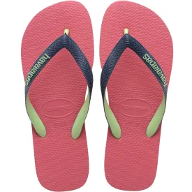 Havaianas Womens Top Mix Flip Flops - Pink Porcelain - 6/7 UK