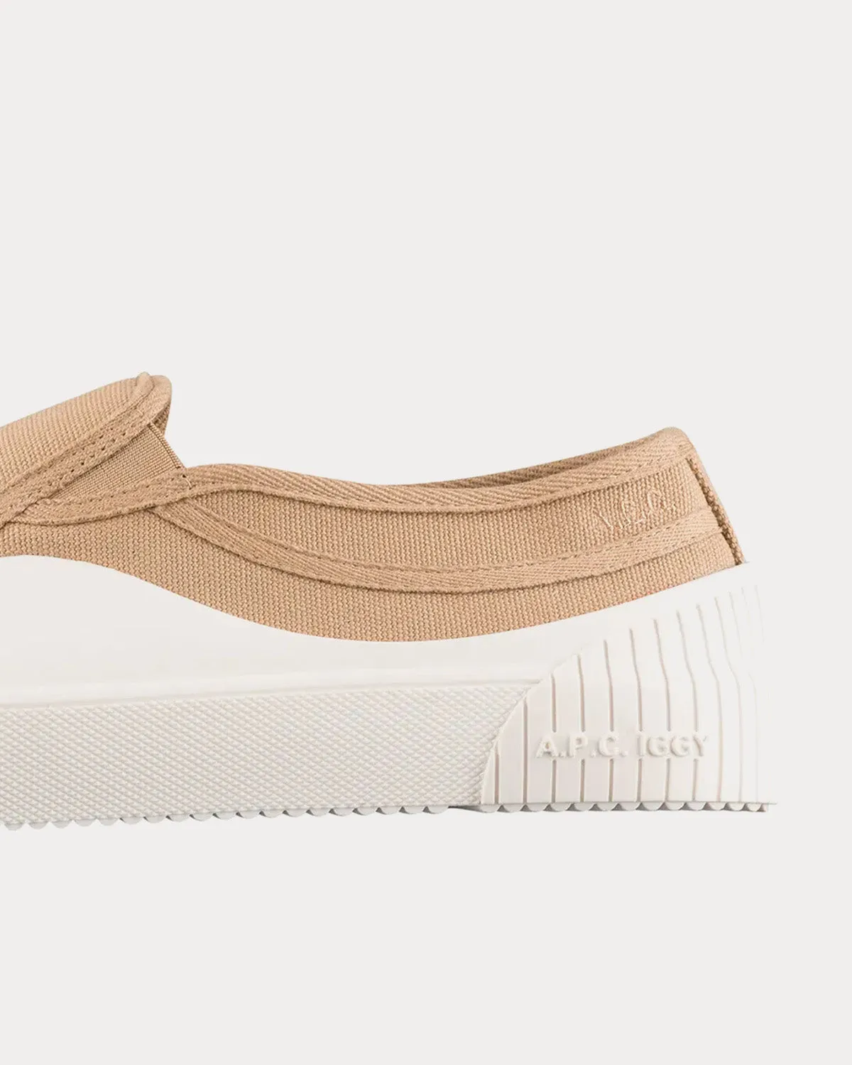 Iggy Basse Camel Slip On Sneakers