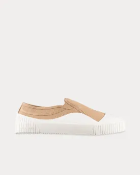 Iggy Basse Camel Slip On Sneakers