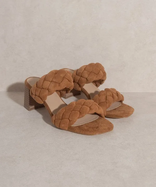 Kye Braided Camel Heel