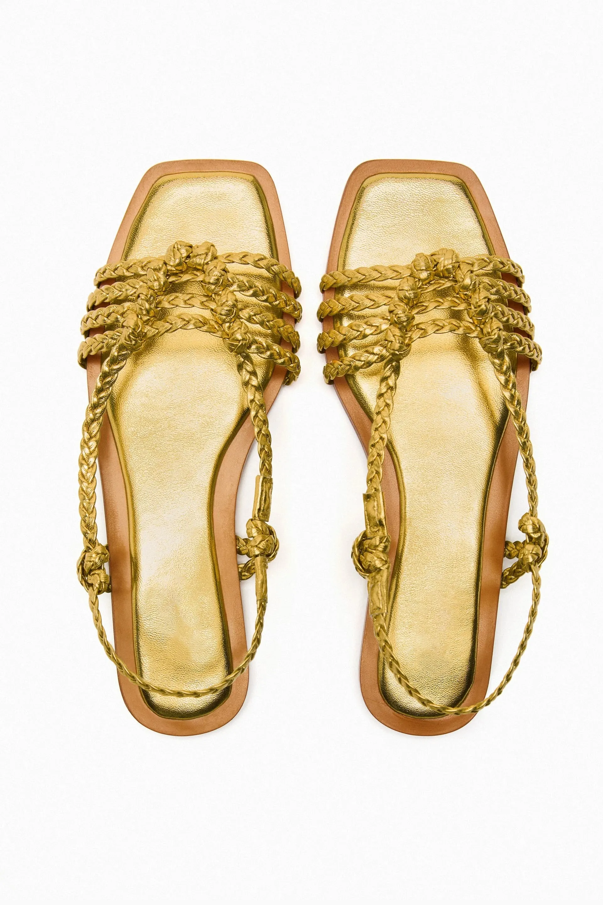 Ladies Braided Bohemian Leather Sandals
