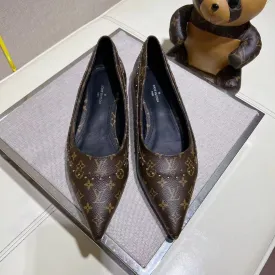 LV Pointed Toe Flats