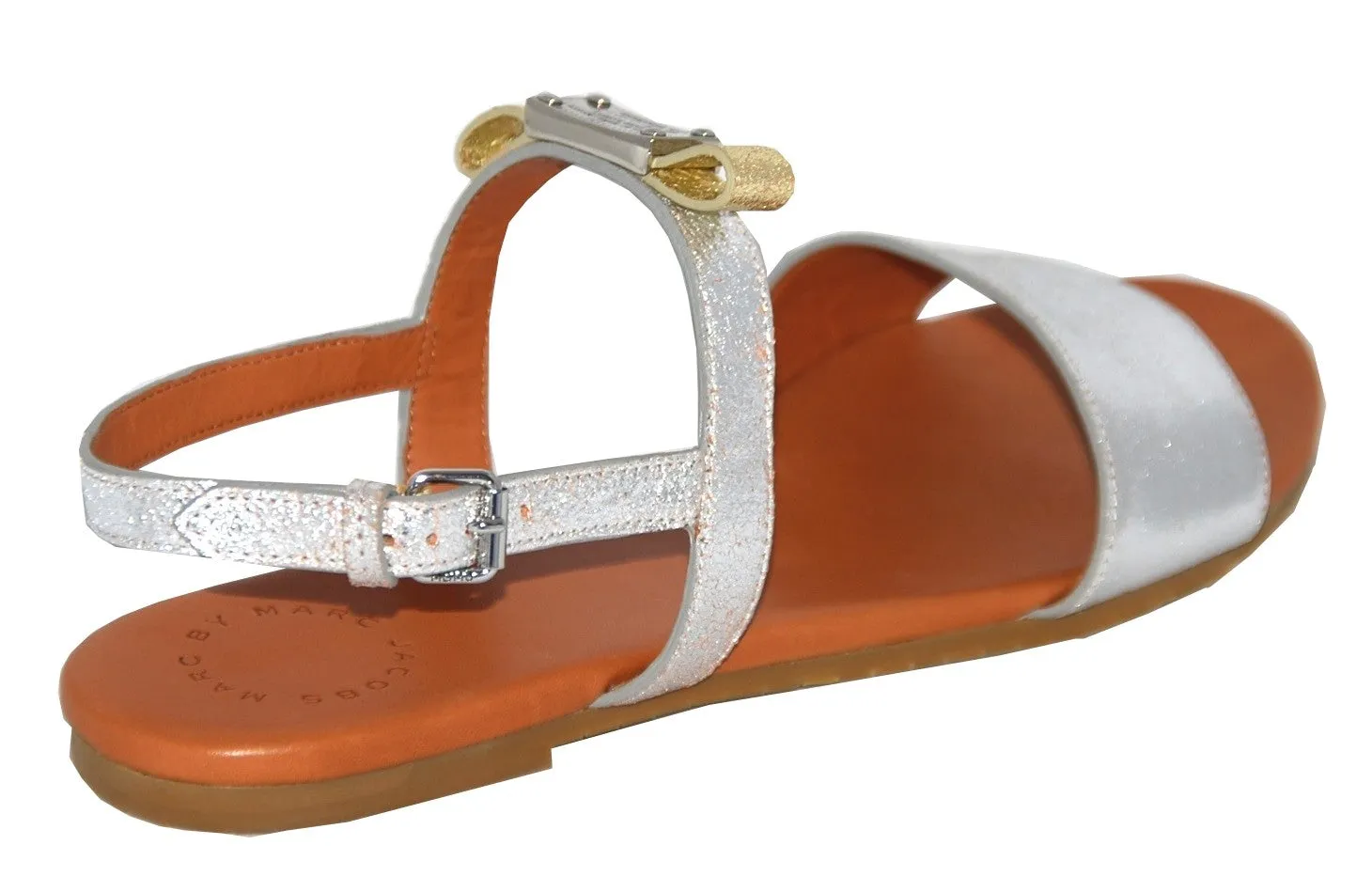 Marc Jacobs Womens 645039 Silver Marc Jacobs Sandal