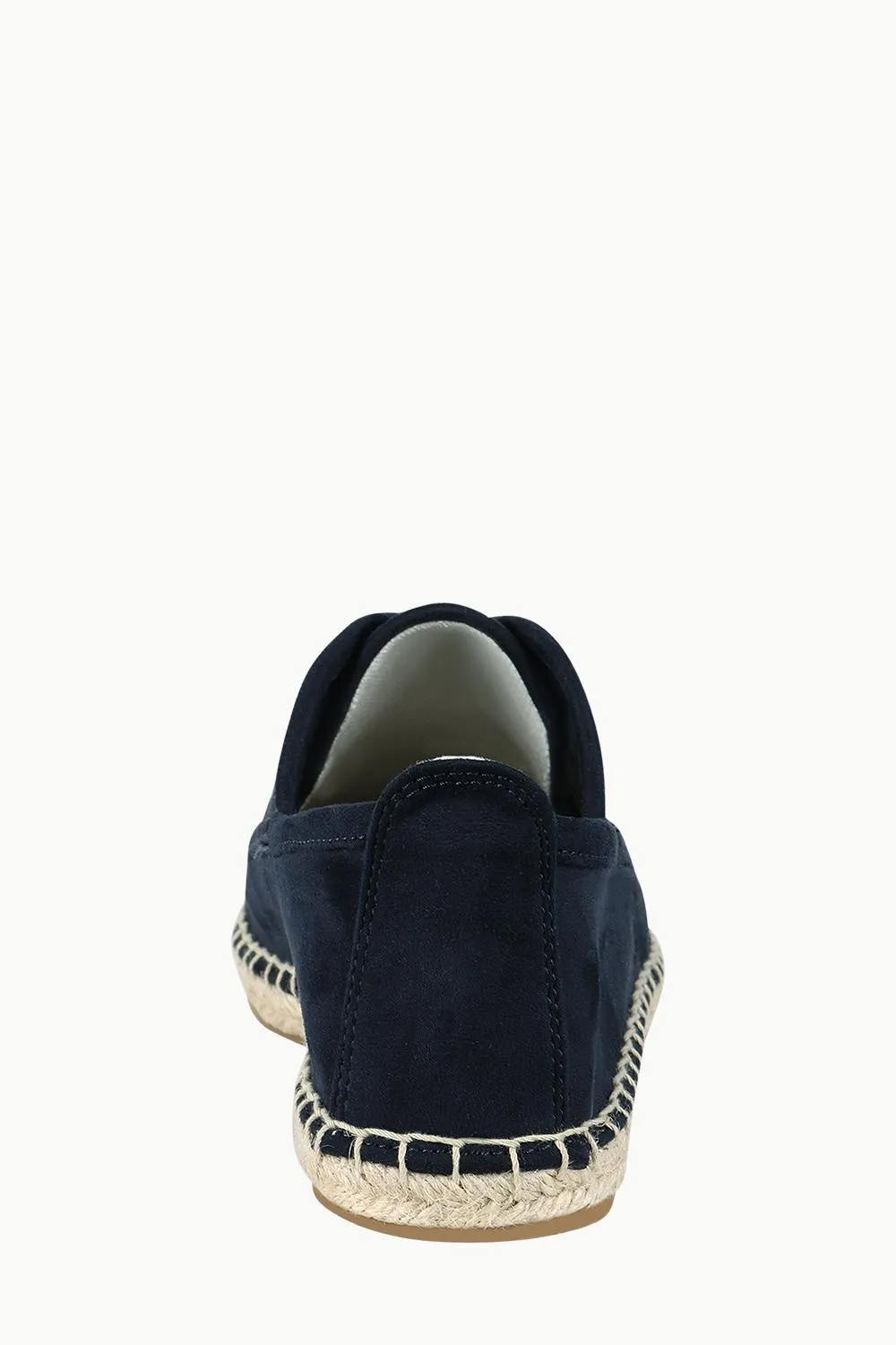 Men's Midnight Navy Suede Lace Up Espadrilles