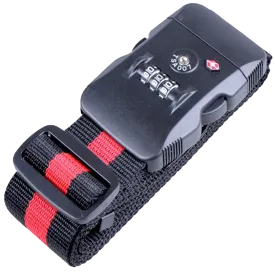 Mygreen Tsa Approved Coded Lock Travel Luggage Suitcase Belt Stripe