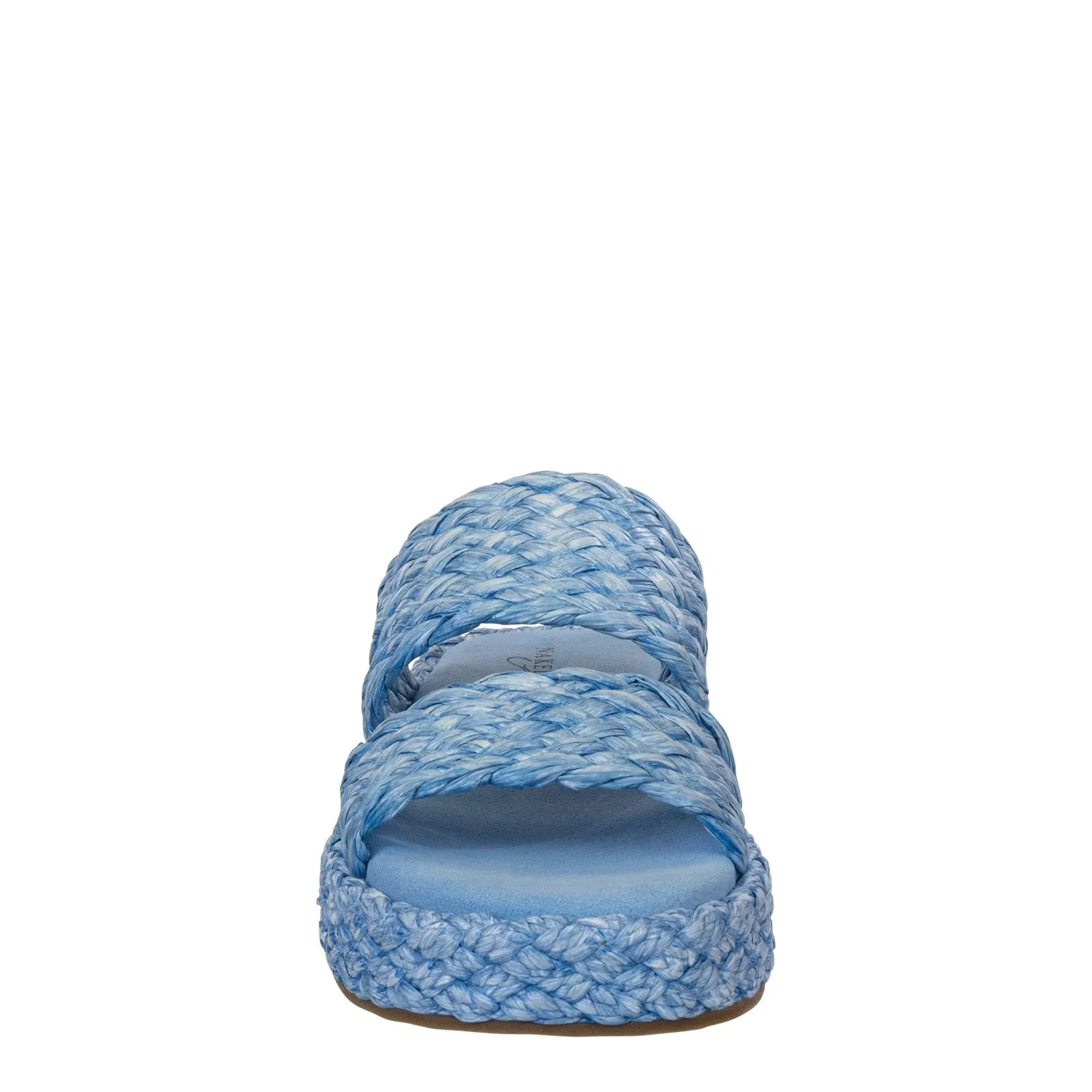Naked Feet: SANTORINI in LIGHT BLUE Espadrille Sandals