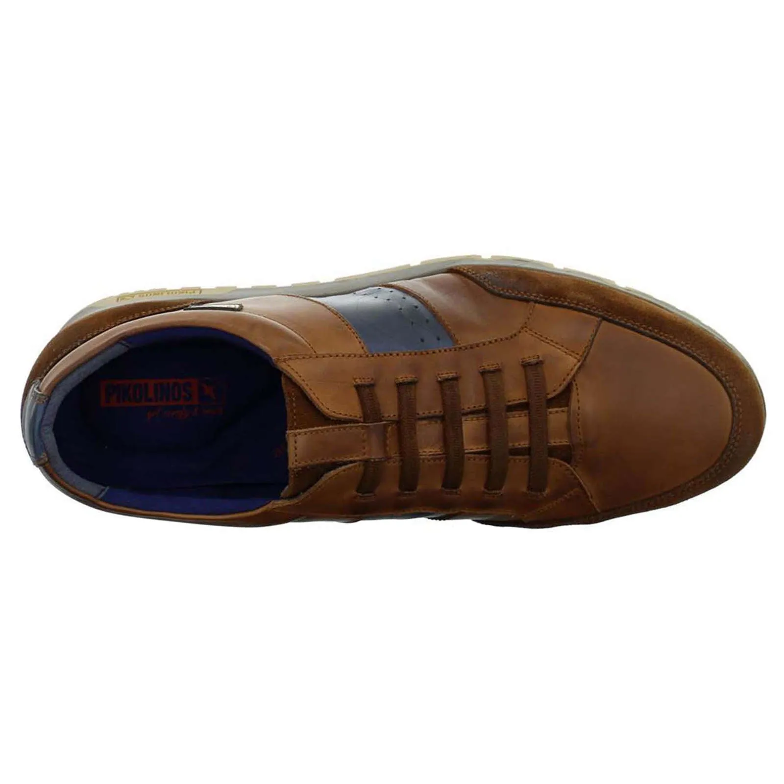 Pikolinos Alarcon Calfskin Leather Men's Slip-On Trainers