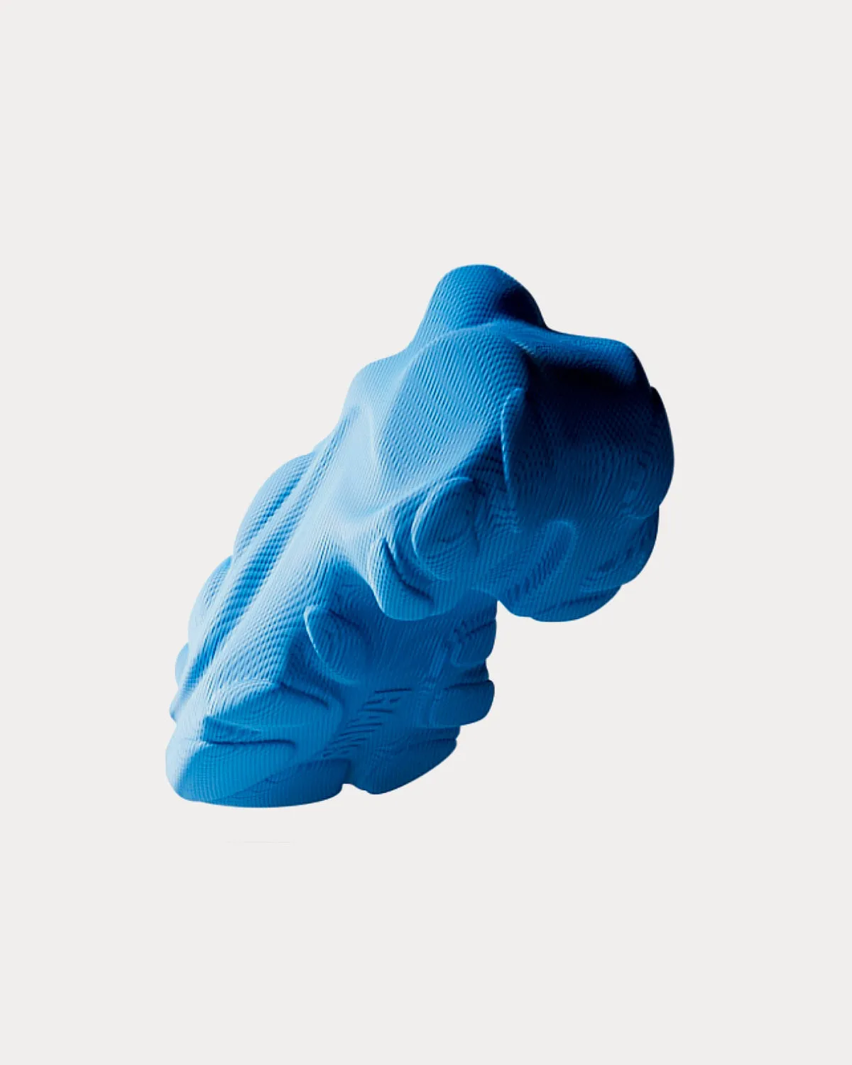 Puffer Blue Slip On Sneakers