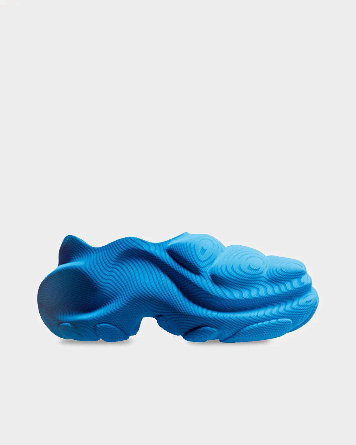 Puffer Blue Slip On Sneakers