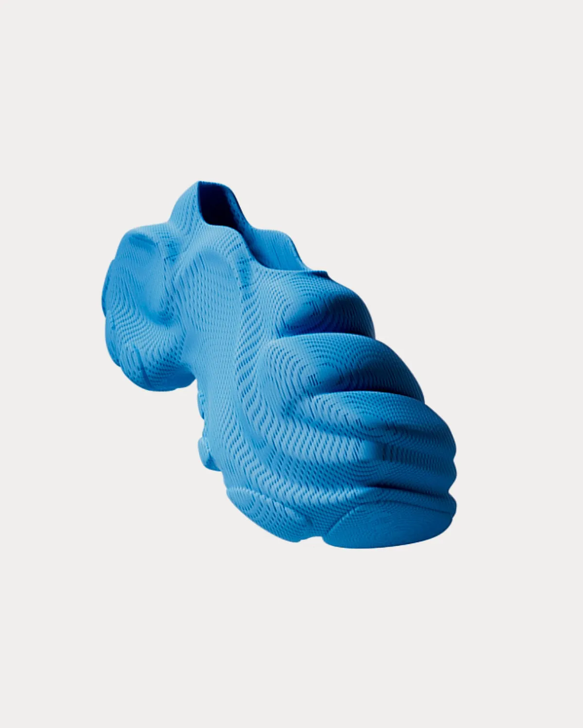 Puffer Blue Slip On Sneakers