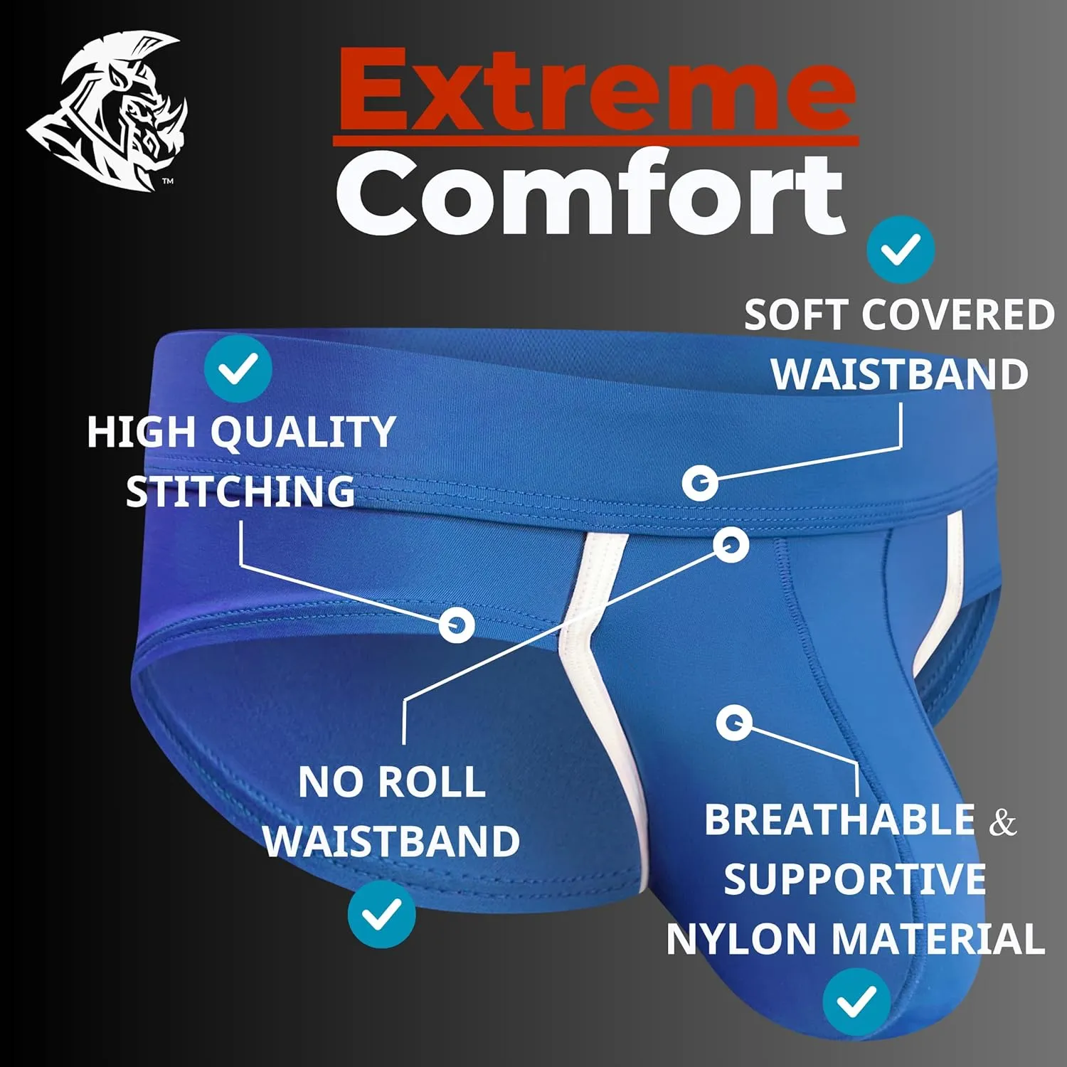 Real Men Bulge Enhancing Pouch Underwear for Men ?C 1 and 4 Pack Set - Nylon Sports Briefs ABCD Pouch