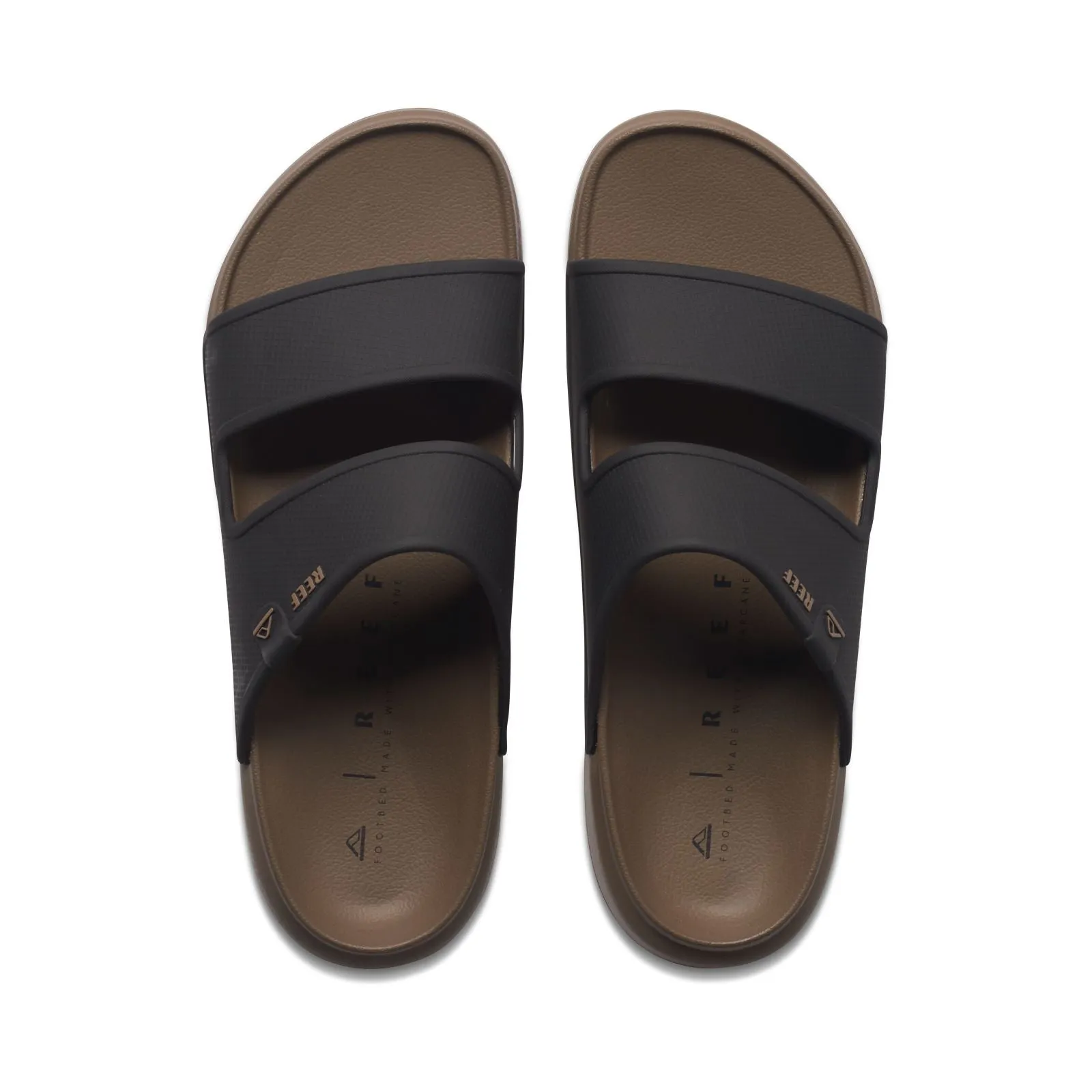 Reef Mens Oasis Double Up Cushioned Sliders