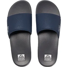 Reef Mens One Summer Beach Pool Sliders - Navy/White