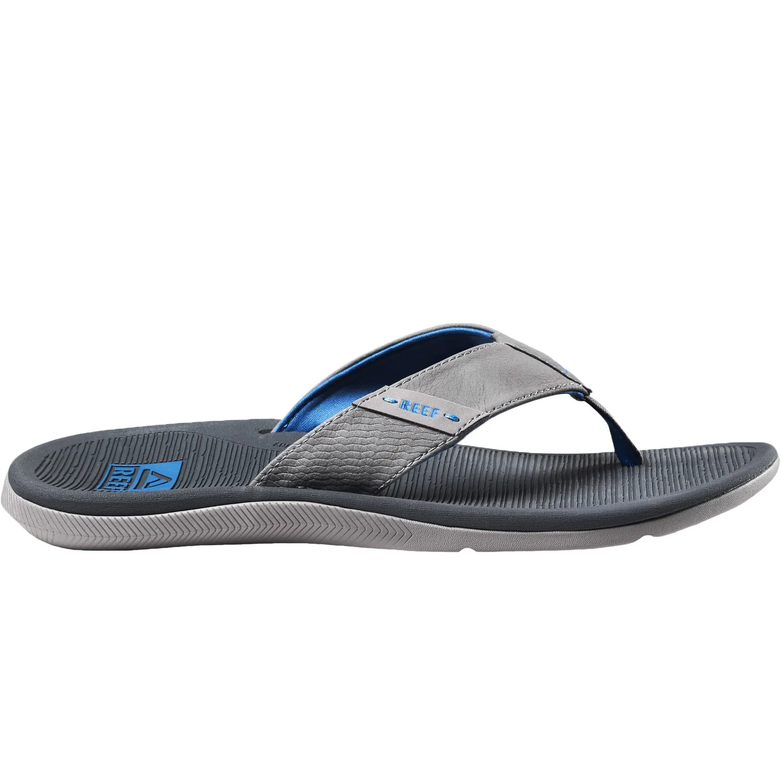 Reef Mens Santa ANA Leather Flip Flops
