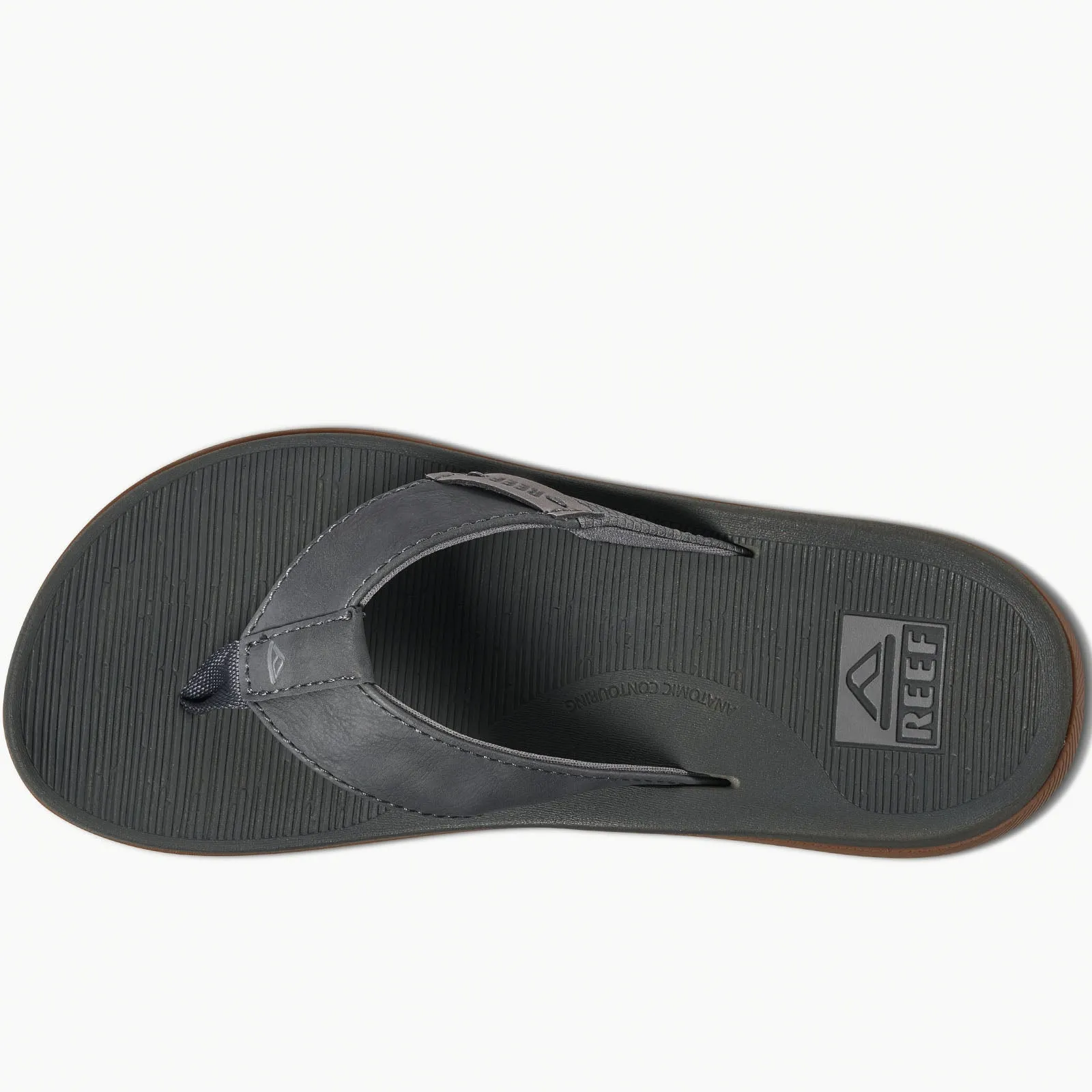 Reef Mens Santa ANA Leather Flip Flops