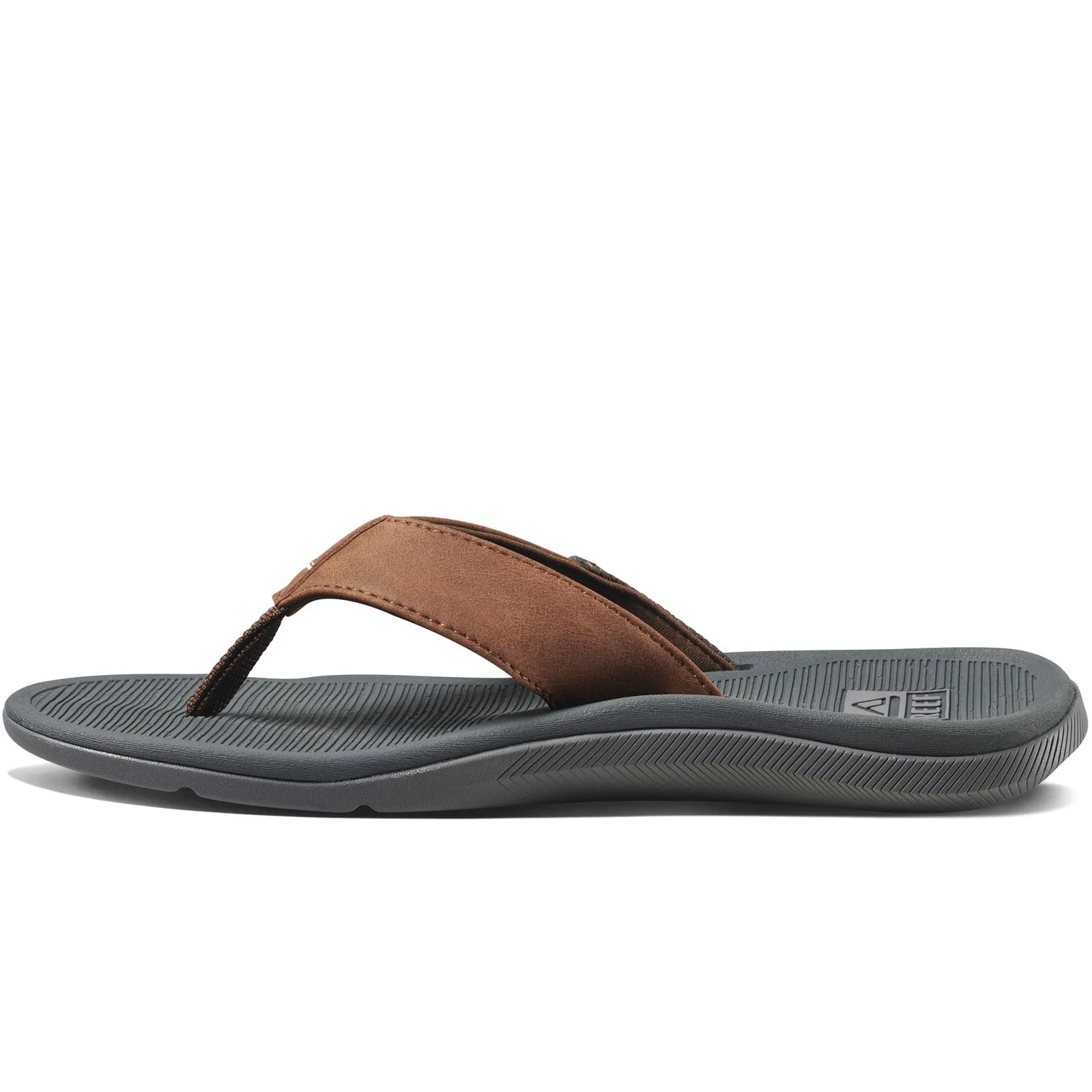 Reef Mens Santa ANA Leather Flip Flops