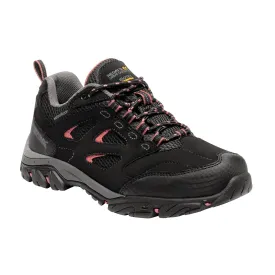 Regatta Ladies Holcombe Shoe -BLACK/ROSE