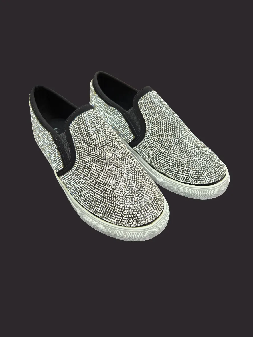 Rhinestone Slip On Sneaker