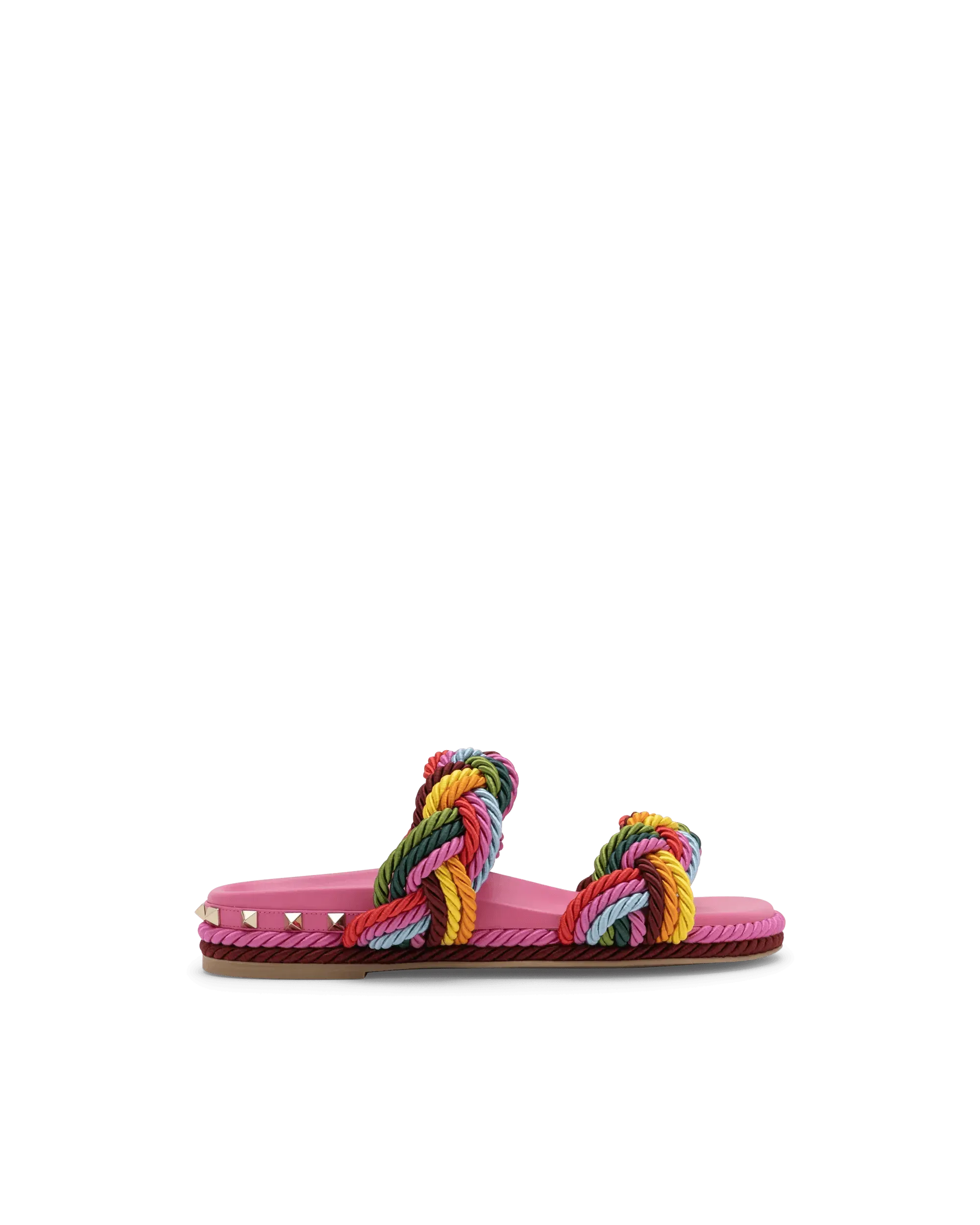 Rockstud Braided Slides