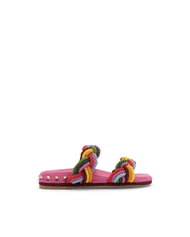 Rockstud Braided Slides