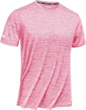 TACVASEN Mens Workout Shirts Short Sleeve Athletic Dry Fit Tshirts Shirts Running Gym Crewneck T-Shirts