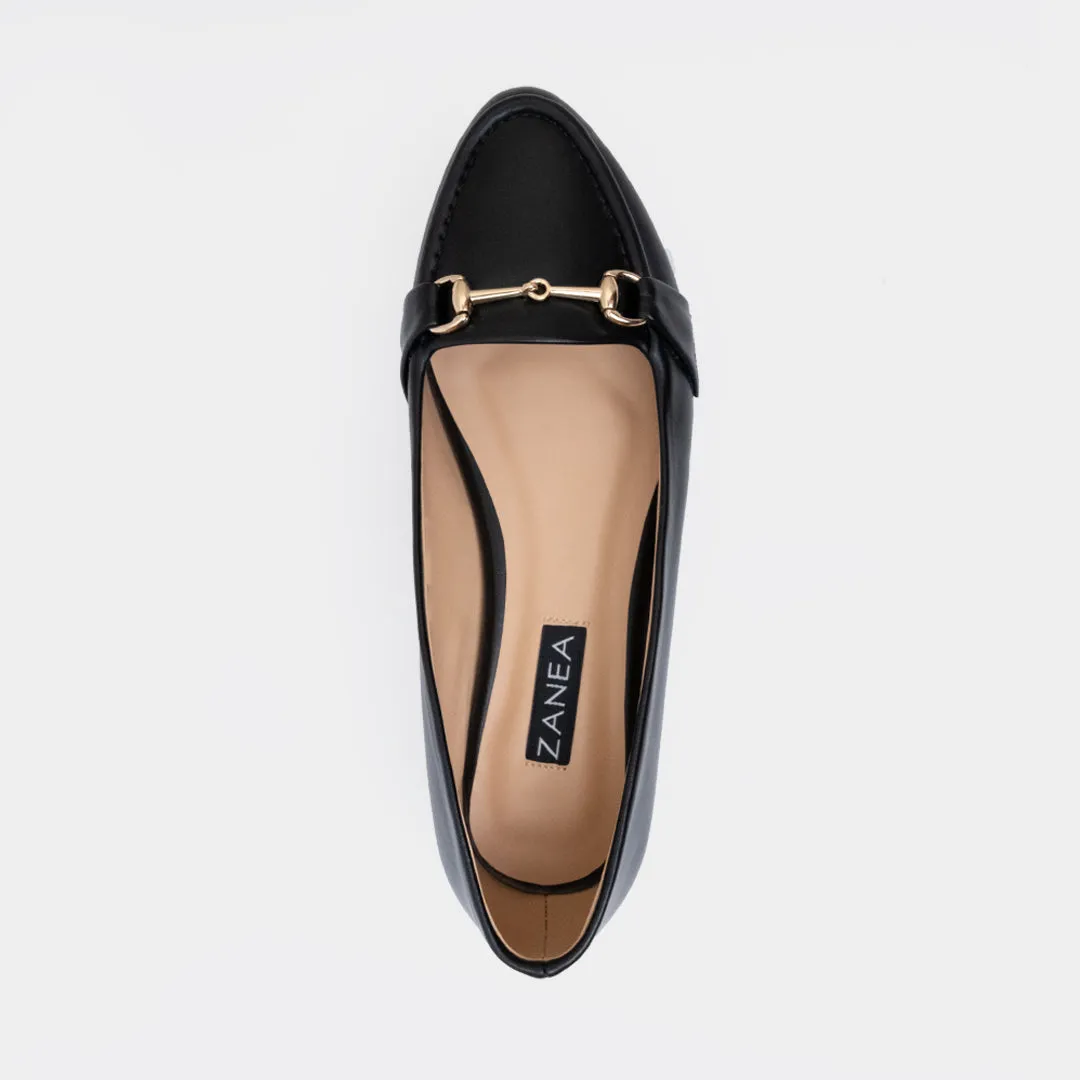 Tanner Ballet Flats (Black)