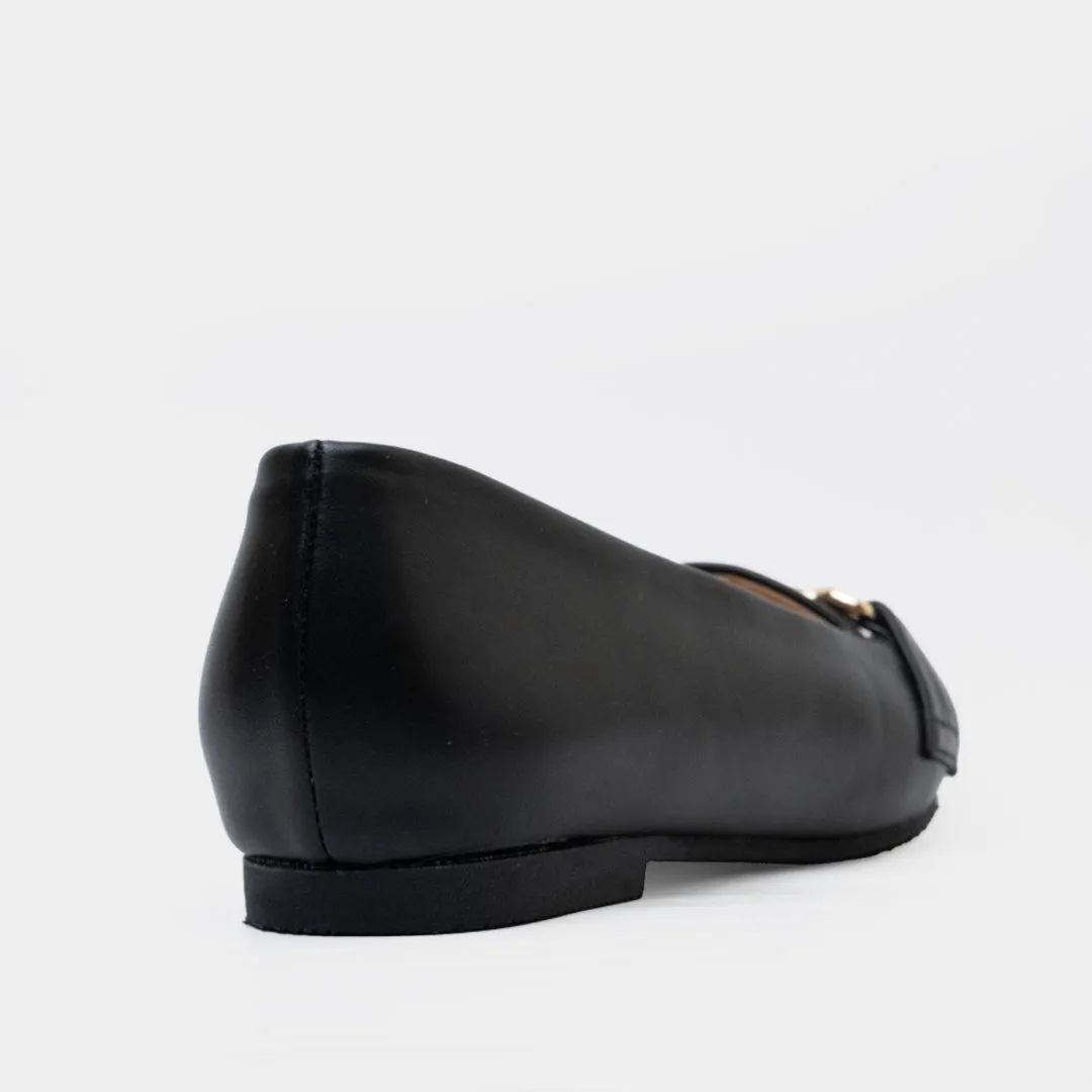 Tanner Ballet Flats (Black)