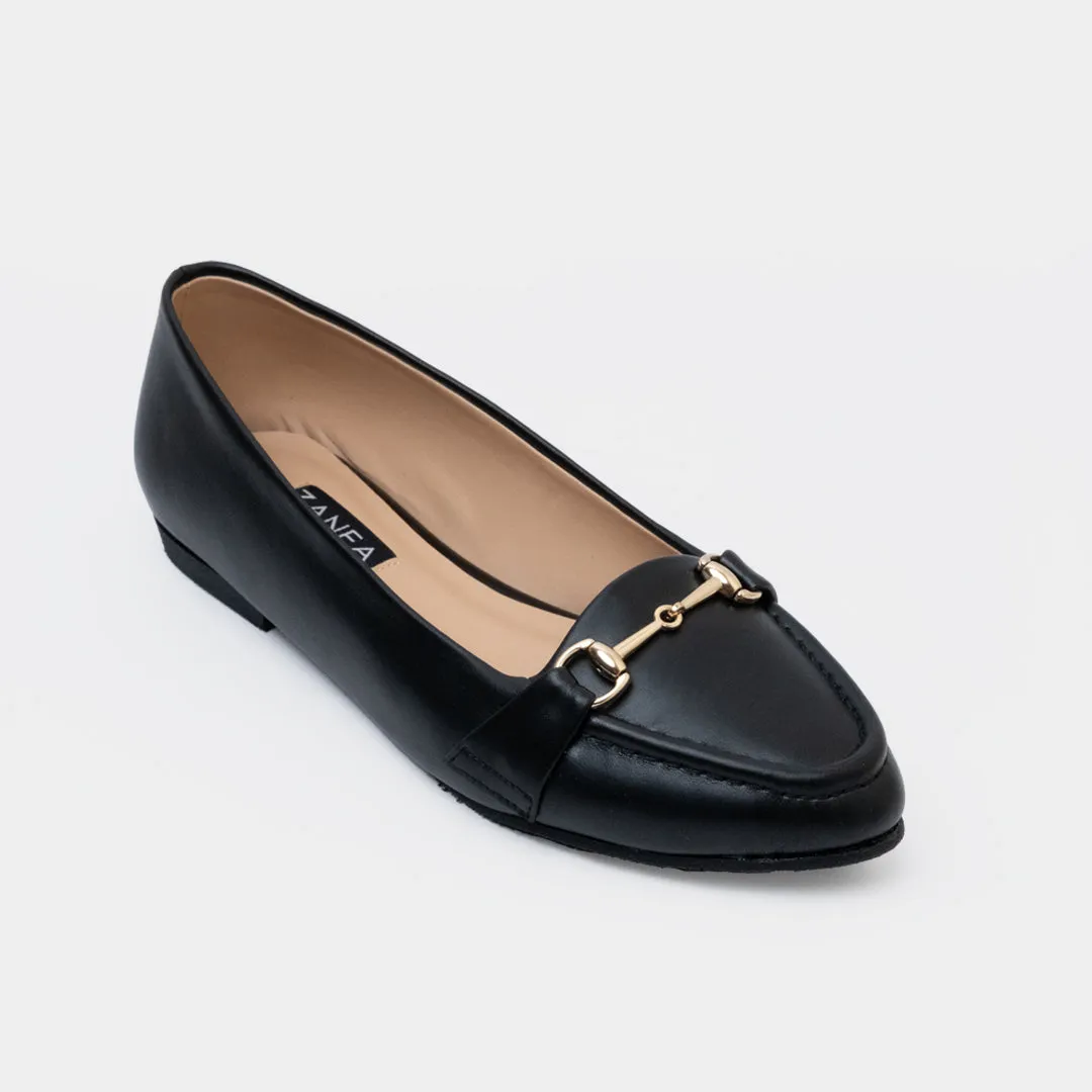 Tanner Ballet Flats (Black)
