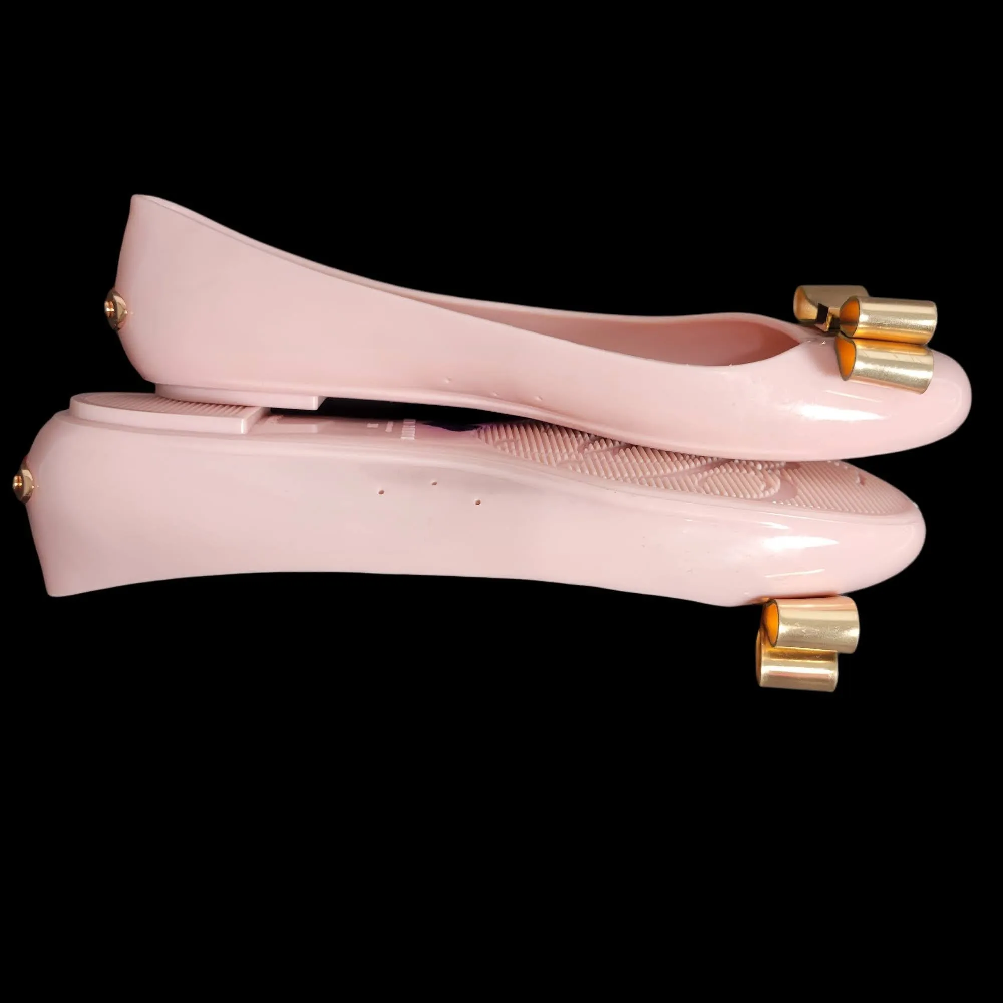 Ted Baker Dahlia Bow Jelly Flats size 38 7.5