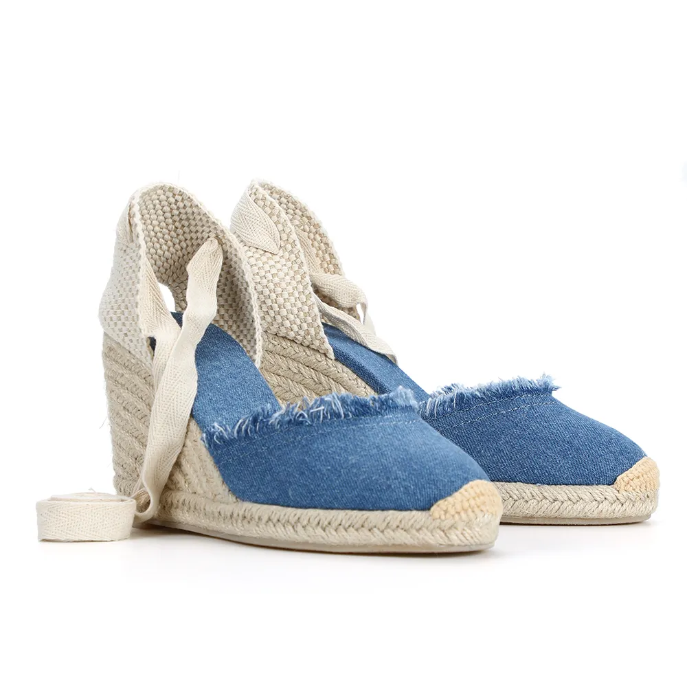 USS Shoes Carmen Women's Espadrilles Ankle Strap Wedges