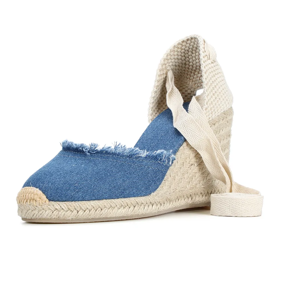 USS Shoes Carmen Women's Espadrilles Ankle Strap Wedges