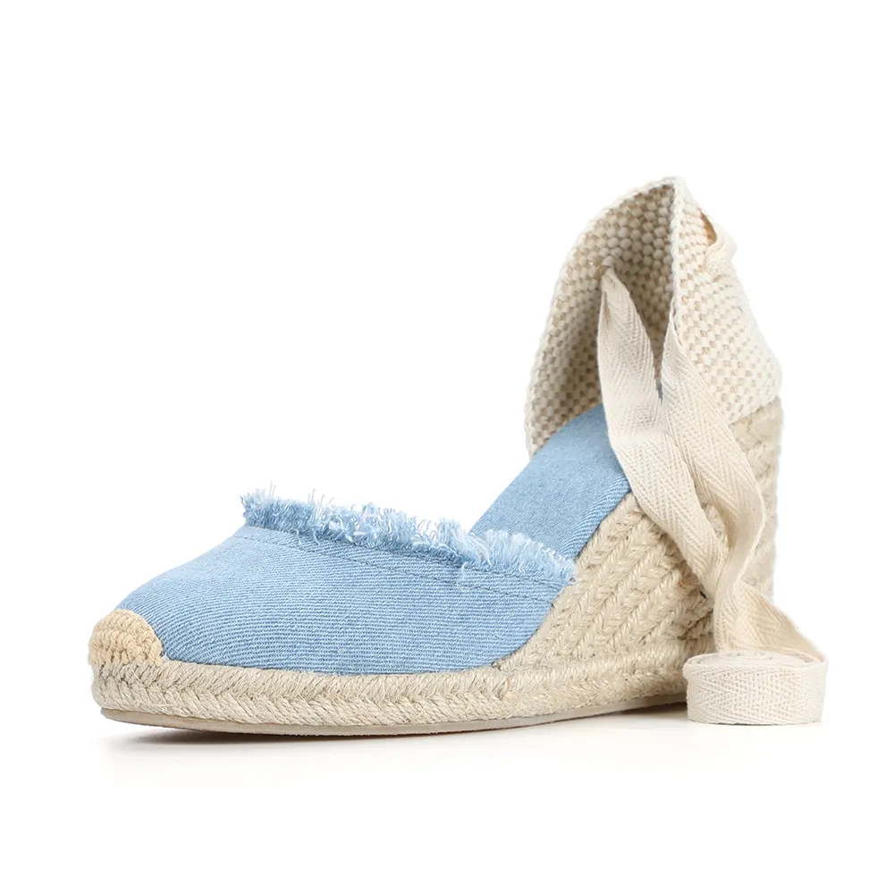 USS Shoes Carmen Women's Espadrilles Ankle Strap Wedges