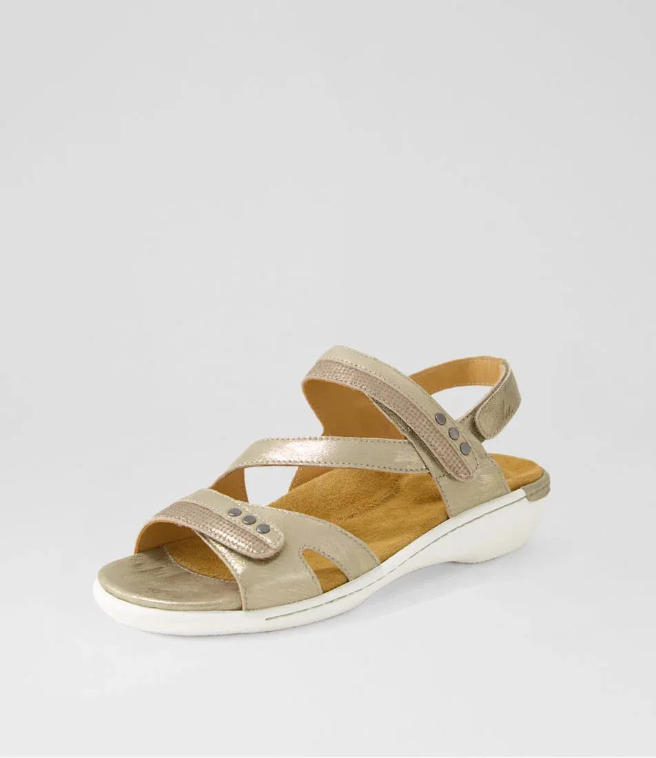 Ziera 'Beaux Sandal' - Argento-Argento Scratch